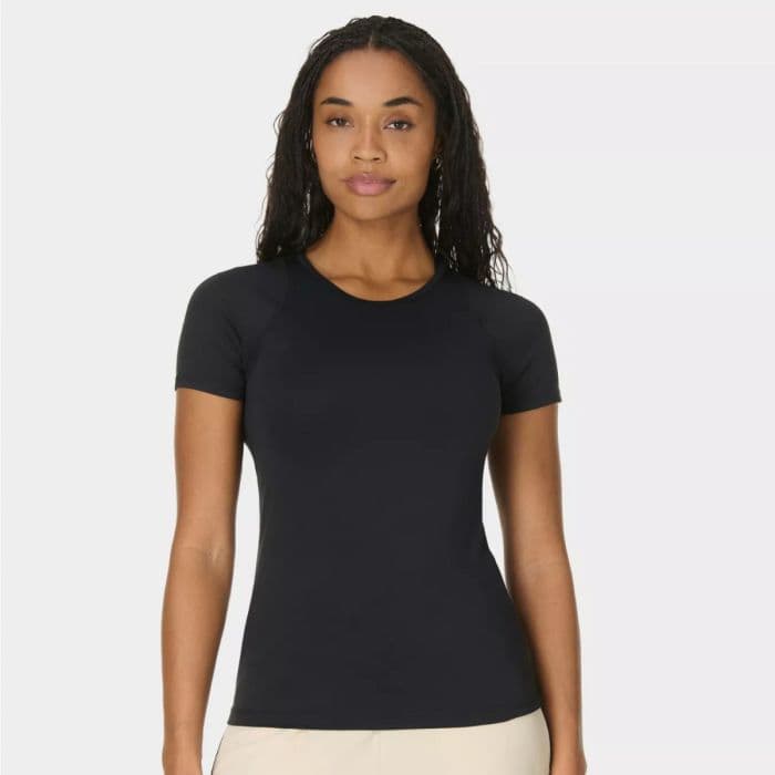 Sweaty Betty All Day T-shirt K. M Musta Naiset