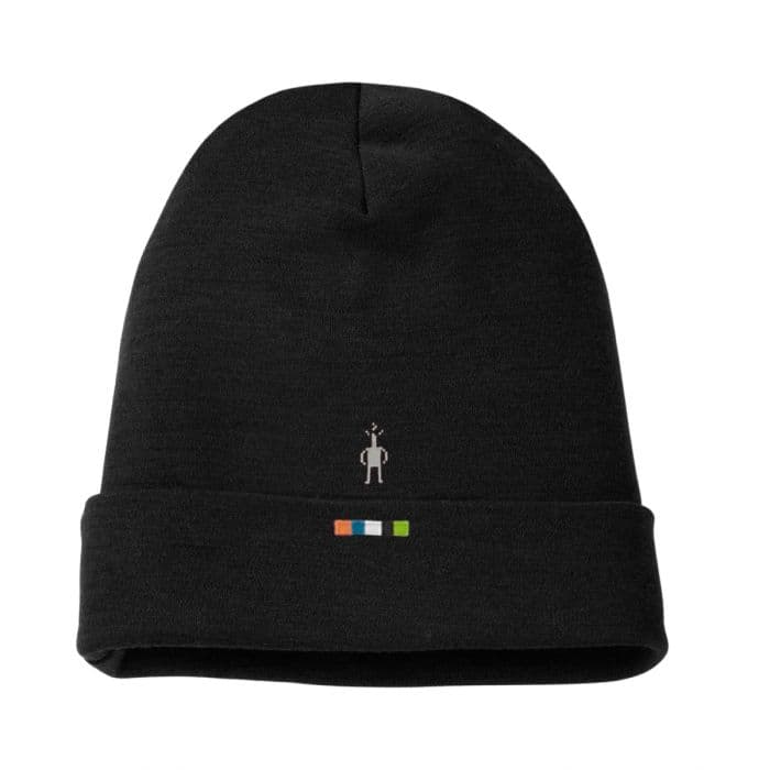 Smartwool Merino Reversible Cuffed Beanie K. ONESIZE Musta Unisex