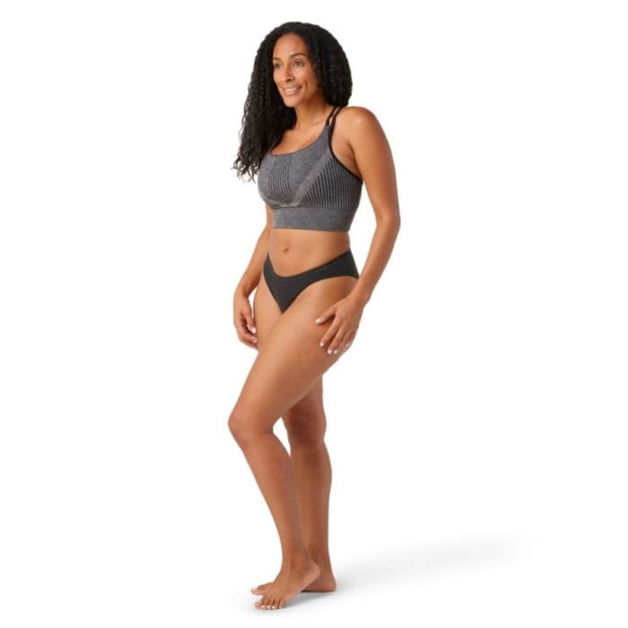 Smartwool Intraknit Bikini Boxed Wool K. S Musta Naiset