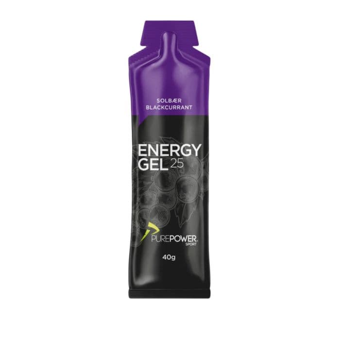 PurePower Energi-geeli Mustikka 32g - Tehokas energiajuoma juoksijoille ja urheilijoille