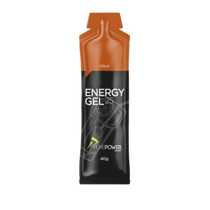 PurePower Energia Gel Cola 1 Size - Tehokas energiajuoma juoksijoille, unisex