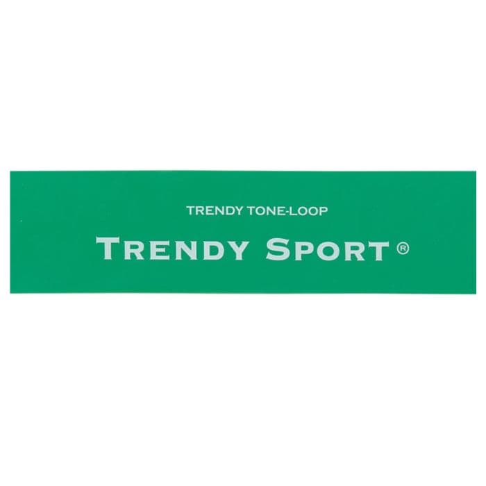 Sports Pharma Trendy Tone Loop Band – Vihreä vastuskuminauha voima- ja kotitreeniin, kestävä ja monikäyttöinen