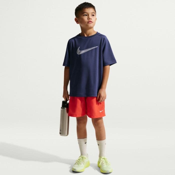 Nike Dri-FIT Multi SS Tee HBR K. S 128-137 Sininen Lapset