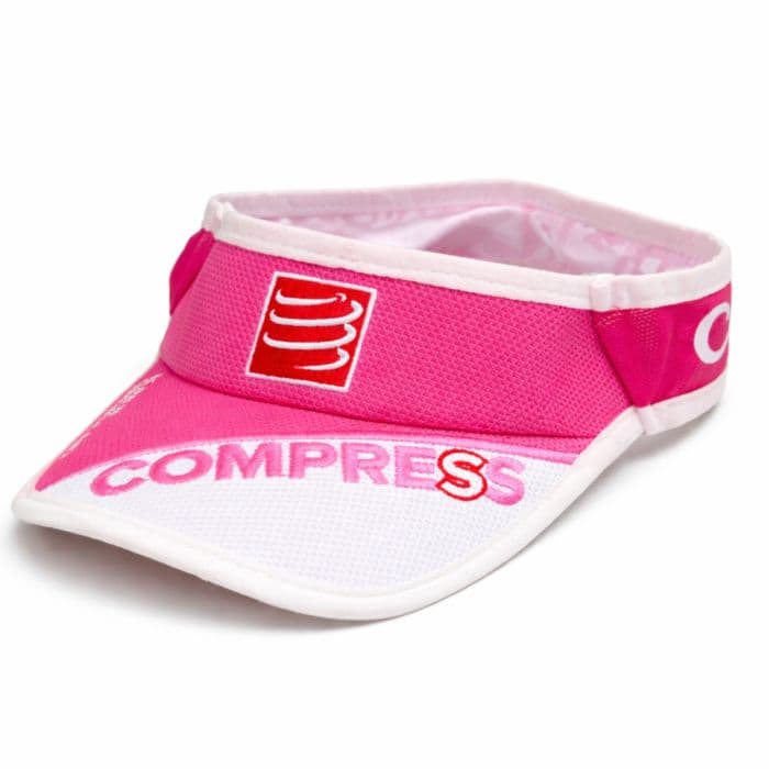 Compressport Ultralight Visor V2 K. ONE SIZE Vaaleanpunainen Unisex