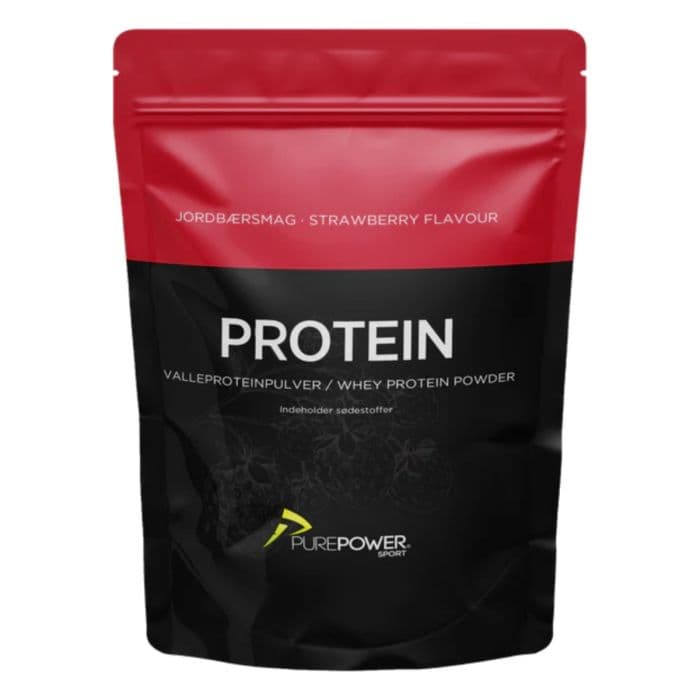 PurePower Whey Protein Powder Strawberry 1000g K. ONE SIZE Musta Unisex
