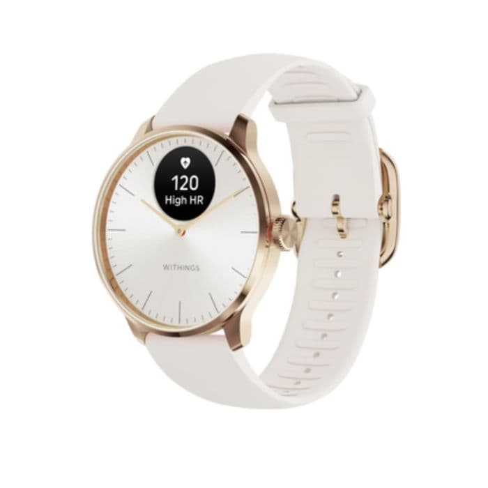 Withings Scanwatch Light 37mm - Tyylikäs ja monipuolinen älykello juoksijalle, yksi koko, keltainen.