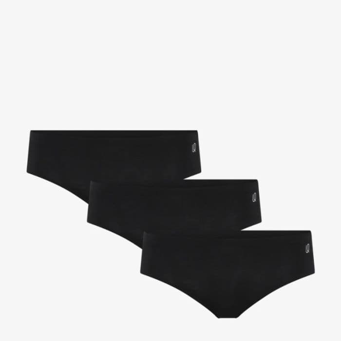 Urban Quest Bamboo Bikini Brief 3-Pack K. XS Musta Naiset