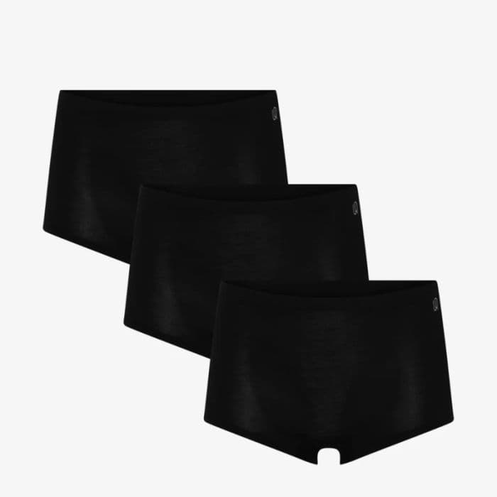 Urban Quest Bamboo Shorts Brief 3-Pack K. L Musta Naiset