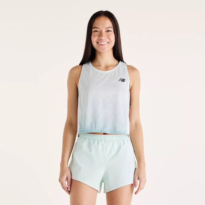 New Balance Viz-Tech Run Singlet K. L Vihreä Naiset